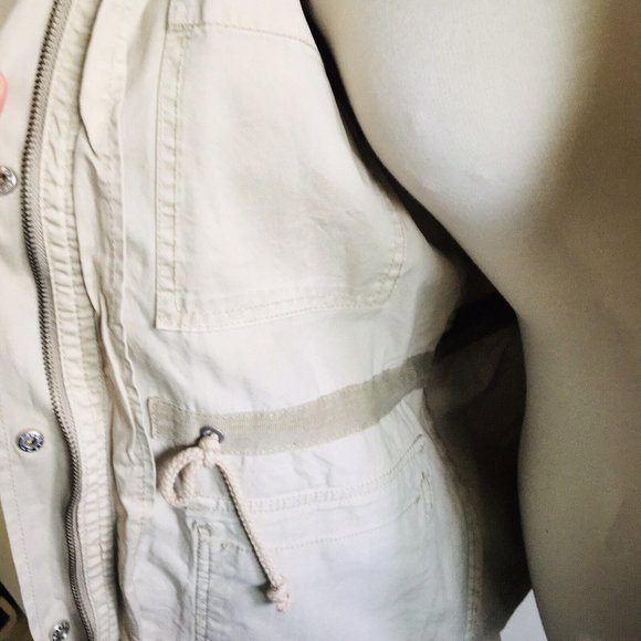 Kensie Jeans Women's Beige Khaki Tan Anorak‎ Jacket Size Small - Picture 7 of 11